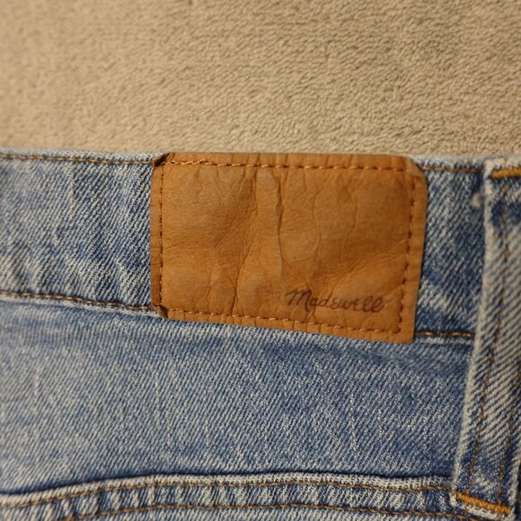 Madewell Jeans Perfect Vintage Straight Jean Women's 33 Blue Denim High Rise - Picture 10 of 12